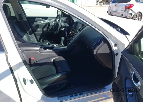 2016 Infiniti Q50 3.0T Red Sport 400 from USA, damaged, VIN JN1FV7AP3GM420132